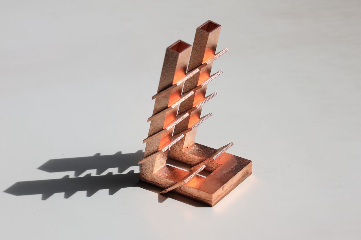 3d printed copper with lightweight designs